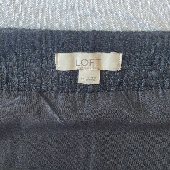 Loft Tweed Skirt - size 6 - NEW without tags - Picture 6 of 7